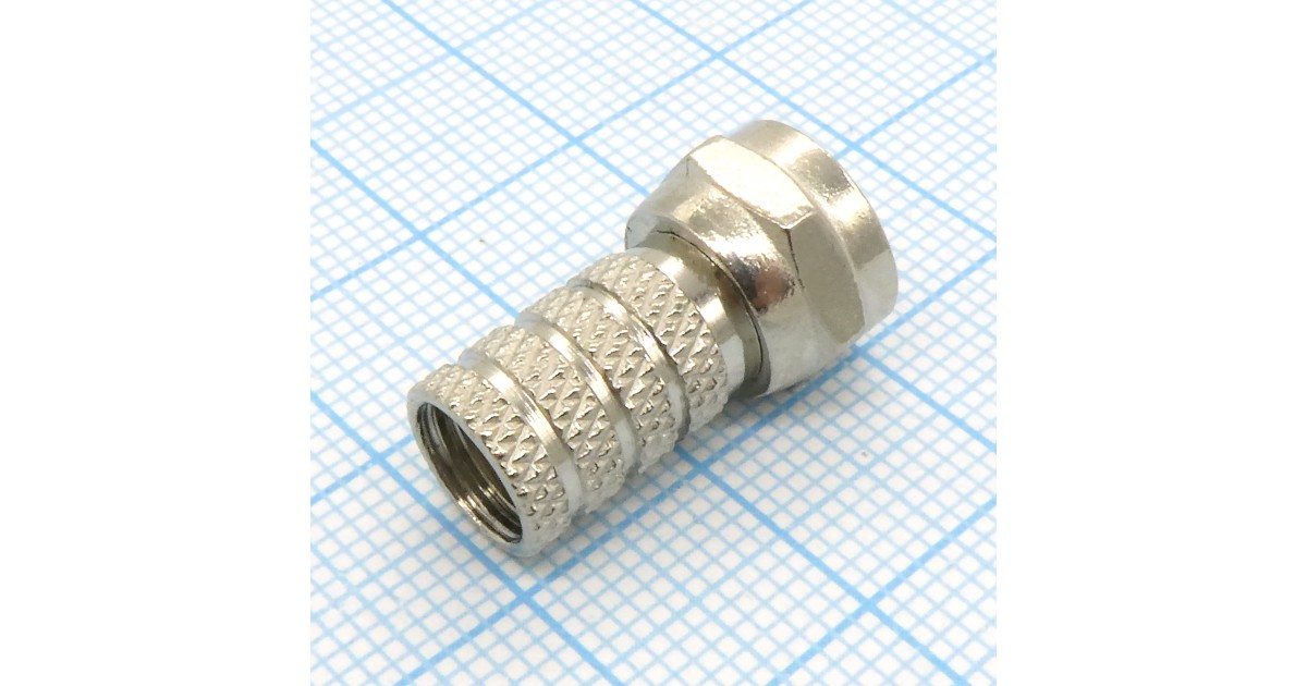 Купить F штекер накрутка RG-6 . оптом в Москве