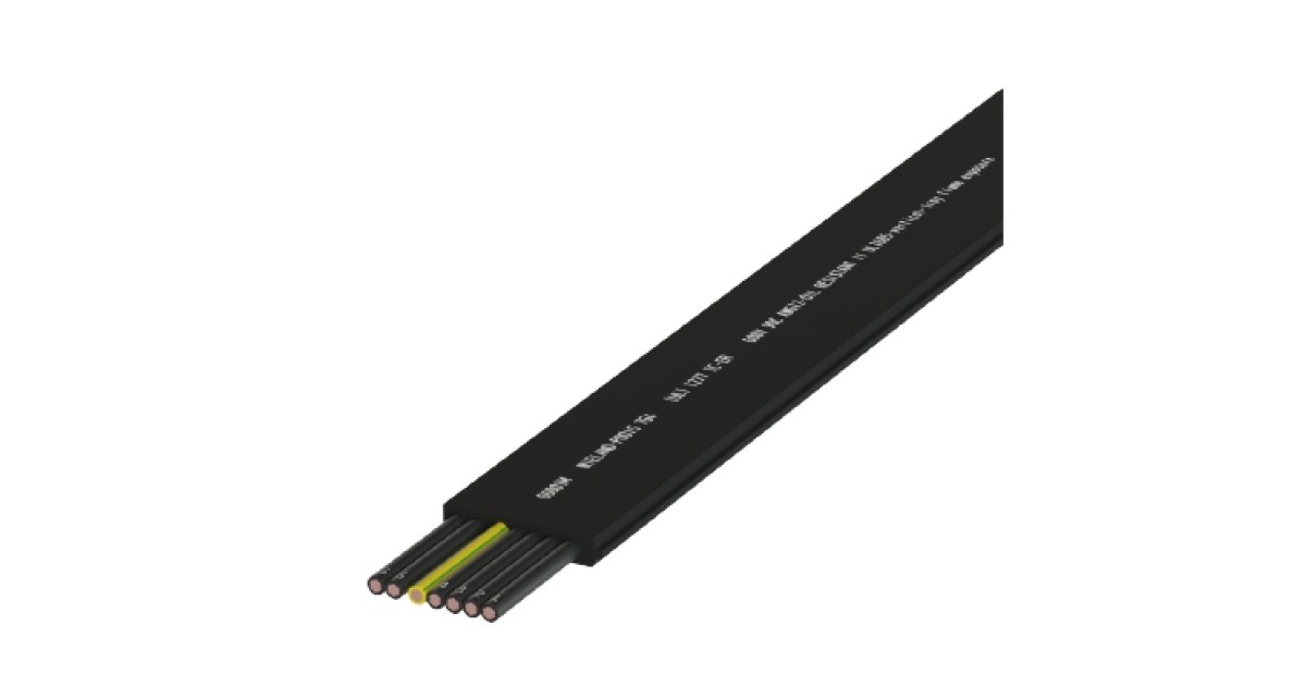 Купить Кабель плоский XLPE 7G4 HALOGENFREE SCHW Wieland Electric оптом в Москве