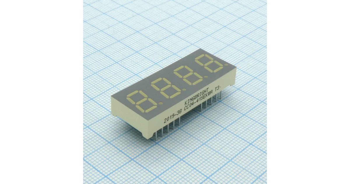 Купить CA04-41SURKWA Kingbright оптом в Москве