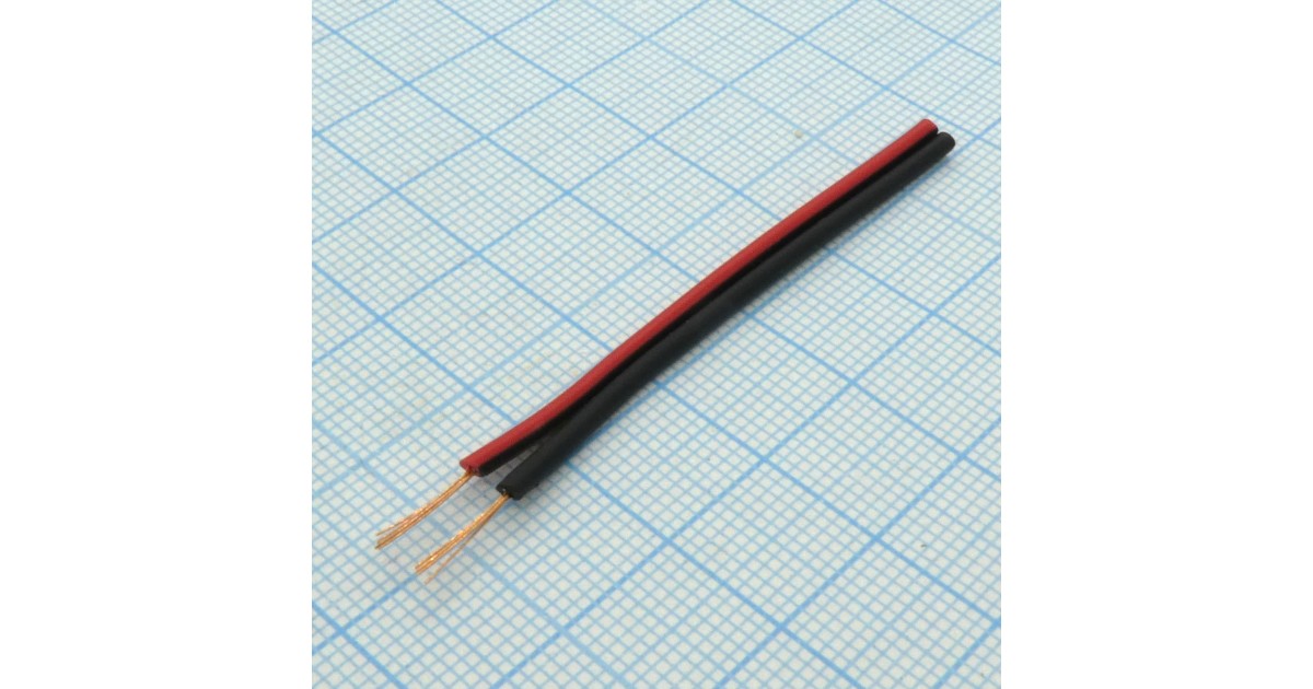 Купить Провод  акустический 2 х 0.25мм.кв.кр/ч . оптом в Москве