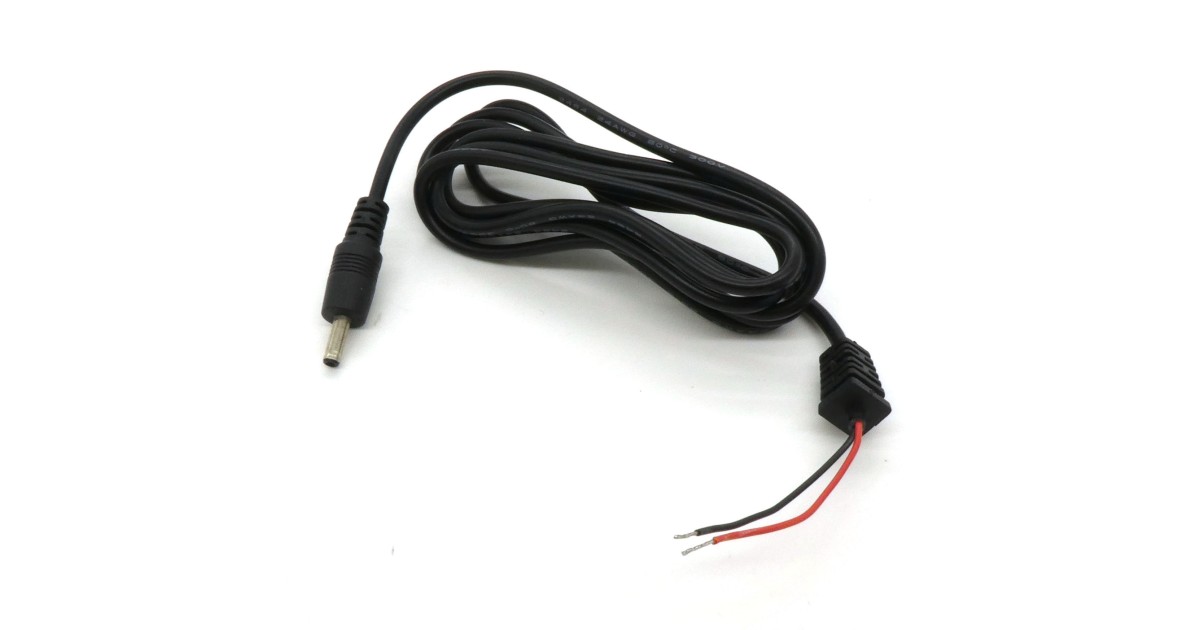 Купить штекер 3.5*1.4 прямой с шнуром 1.8М . оптом в Москве