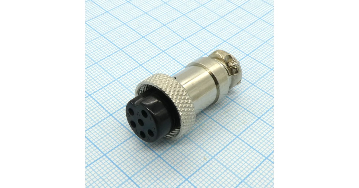 Купить Разъем PH-6FC розетка на кабель . оптом в Москве