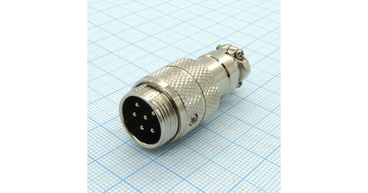 Купить Разъем PH-6MC вилка на кабель . оптом в Москве