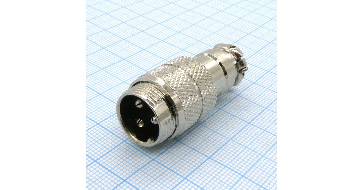 Купить Разъем PH-3MC вилка на кабель . оптом в Москве