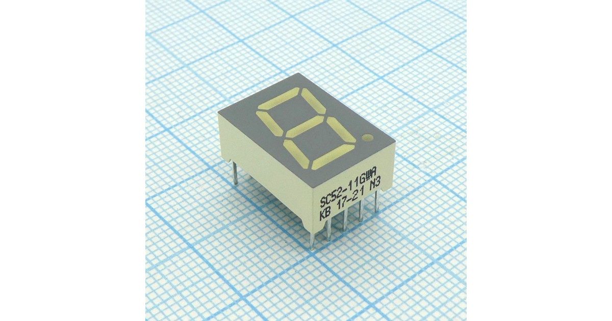 Купить SC52-11SRWA Kingbright оптом в Москве