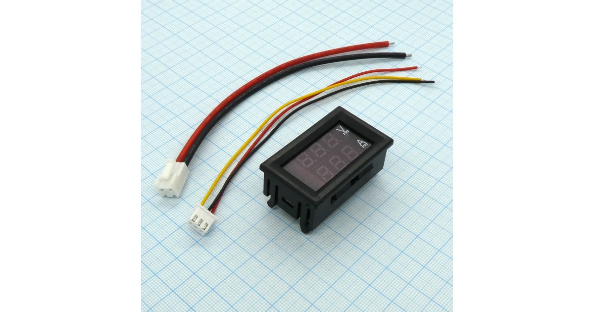 Купить Вольтметр-амперметр в корпусе 0.56" 10А . оптом в Москве