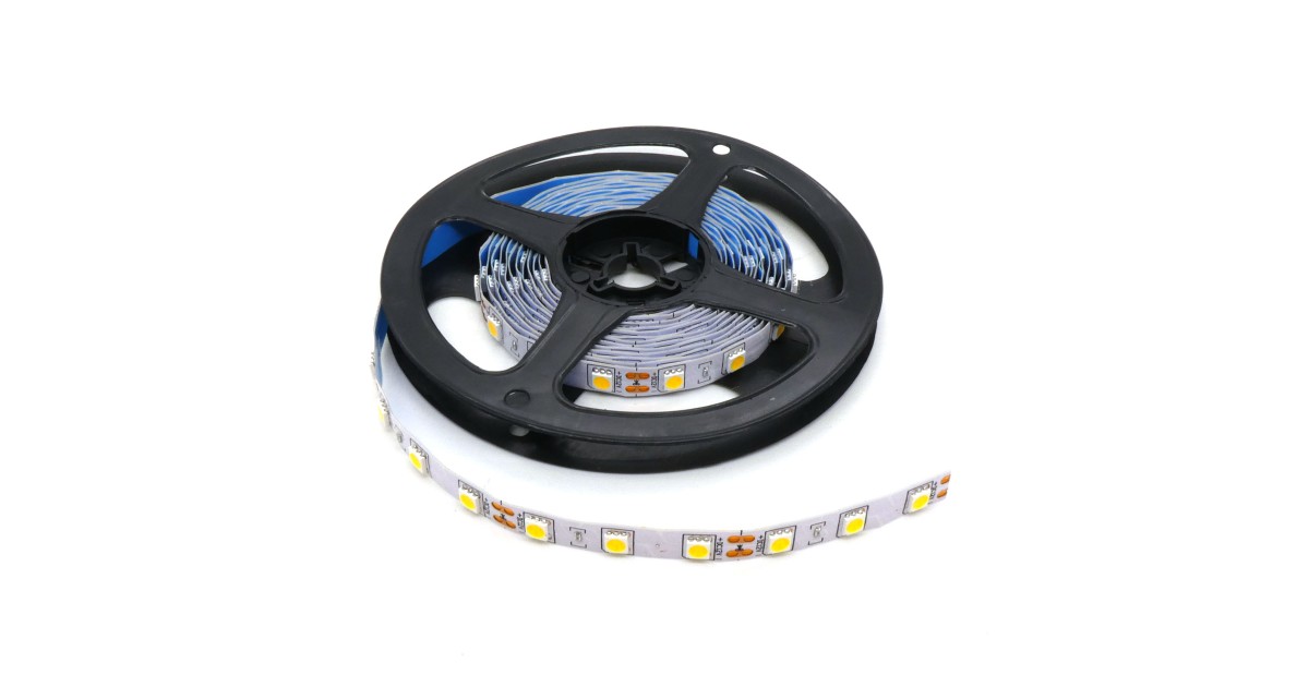 Купить LED-лента 5050 WW/ 60 чипов /1м /12V Ecola оптом в Москве