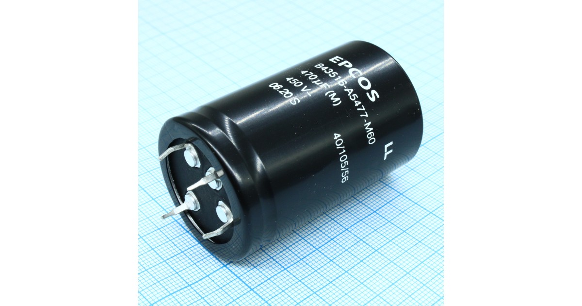 Купить B43516A5477M060 EPCOS оптом в Москве