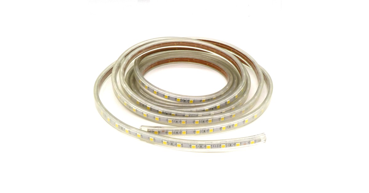 Купить LED-лента 5050 W/ 60 чипов/1м/220V/IP68 Ecola оптом в Москве