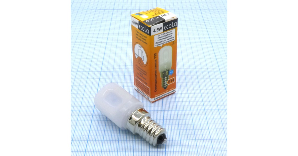 Купить Лампа LED Ecola  4.5W хол (260) д/холод. Ecola оптом в Москве