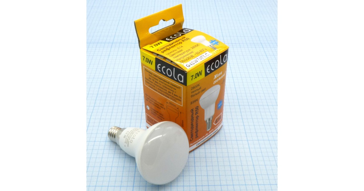 Купить Лампа LED Ecola  7W тёпл (114) Ecola оптом в Москве
