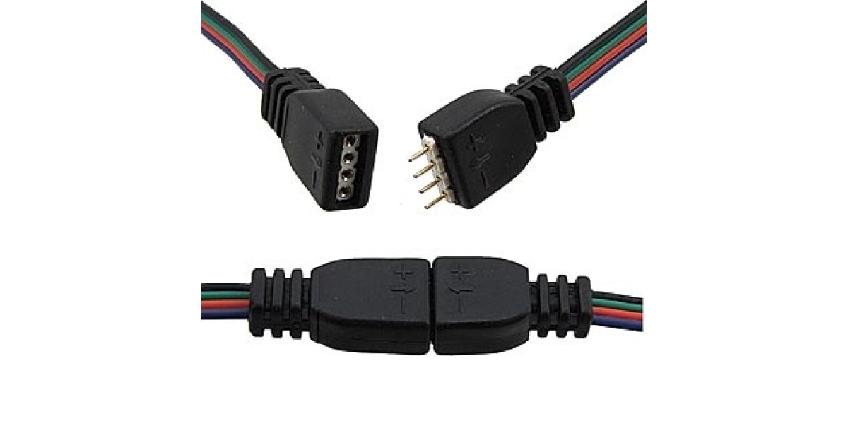 Купить LED4P BLACK 0,3 M RUICHI оптом в Москве