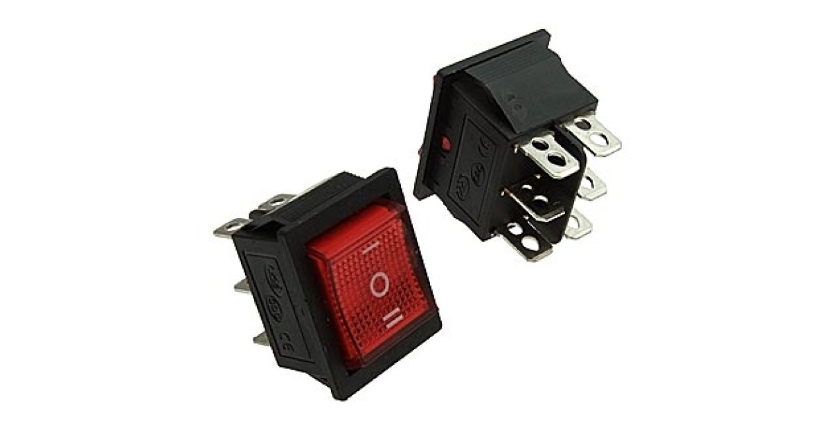 Купить KCD4-601-C R/6P ON-OFF-ON RUICHI оптом в Москве