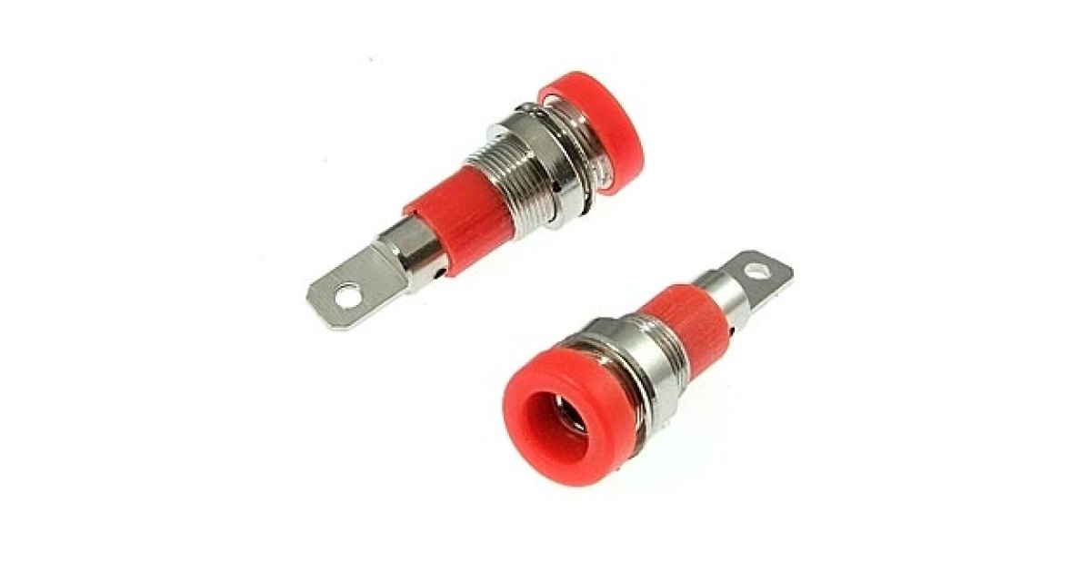 Купить Z009 4MM PANEL JACK RED RUICHI оптом в Москве