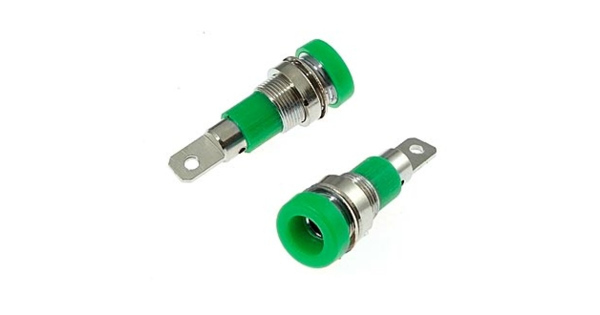 Купить Z009 4MM PANEL JACK GREEN RUICHI оптом в Москве