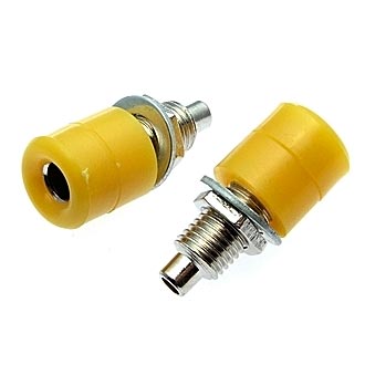 Z031 4MM SOCKET YELLOW - RUICHI