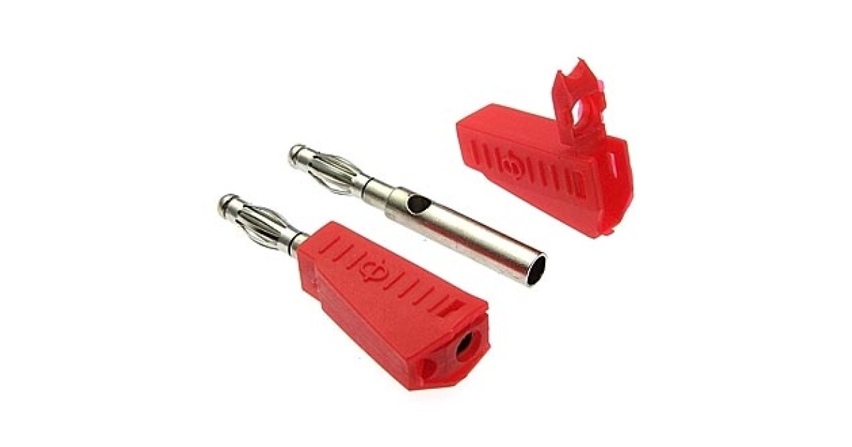 Купить Z040 4MM STACKABLE PLUG RED RUICHI оптом в Москве