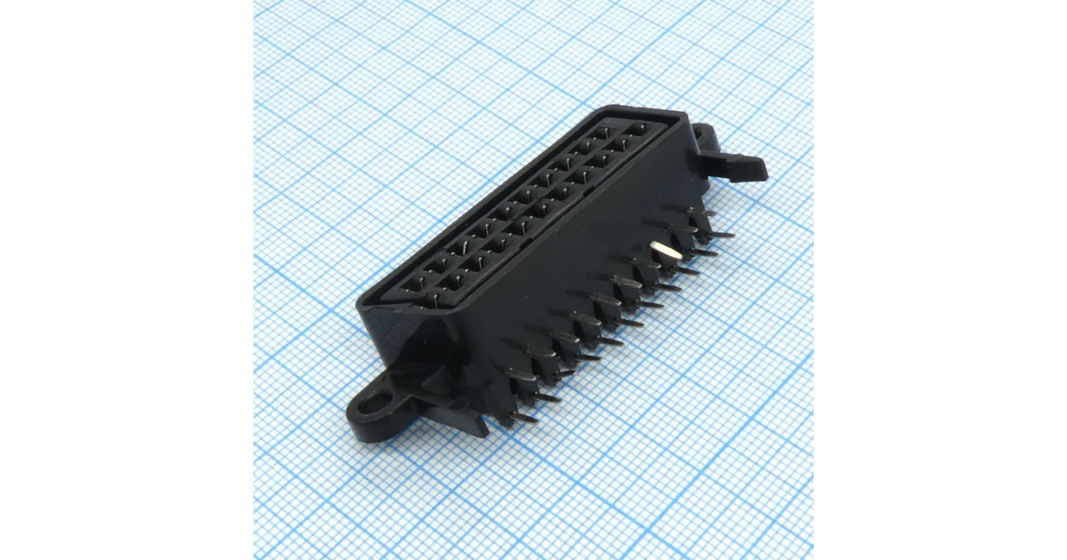 Купить СКАРТ розетка на плату угловая . оптом в Москве