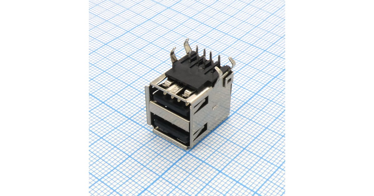 Купить USB под пайку USBA-2J Китай оптом в Москве