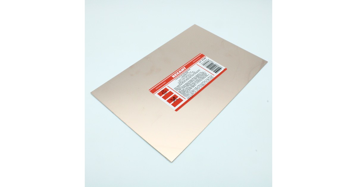 Купить Стеклотекстолит 1-ст 200х300х1.5 35мкм Rexant оптом в Москве