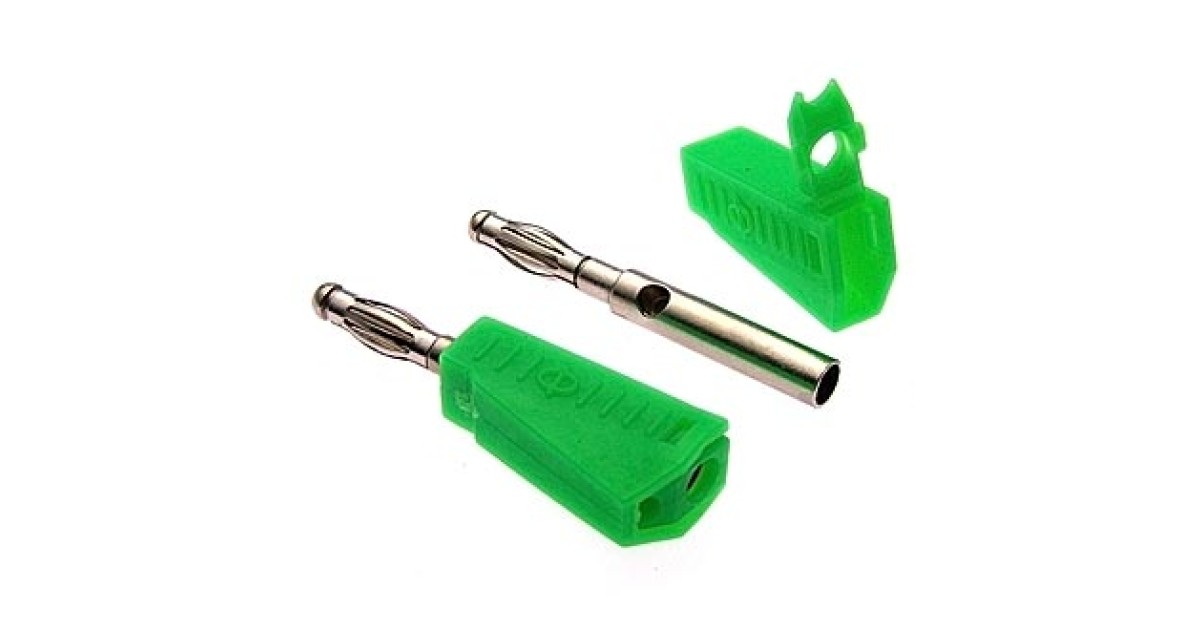 Купить Z040 4MM STACKABLE PLUG GREEN RUICHI оптом в Москве