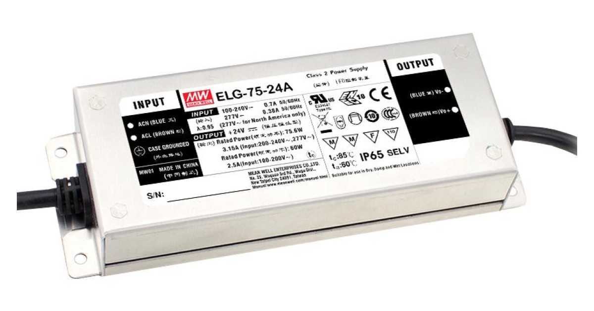 Купить ELG-75-24-3Y Mean Well оптом в Москве