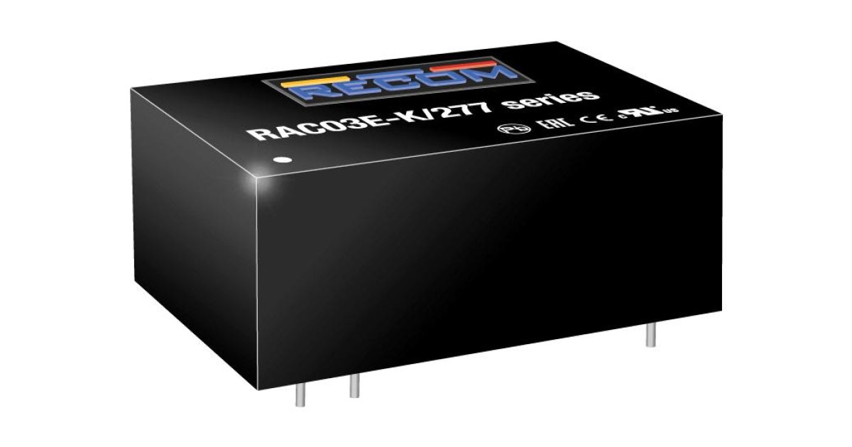 Купить RAC03E-05SK/277 RECOM оптом в Москве