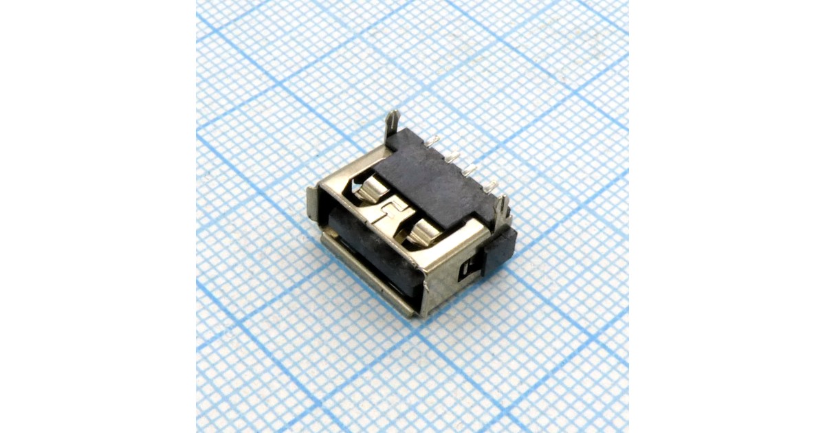 Купить USB 4AFR SMD розетка на плату . оптом в Москве