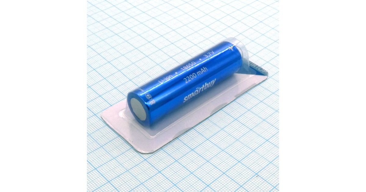 Купить Аккумулятор 18650 Li18650-2200 SmartBuy оптом в Москве