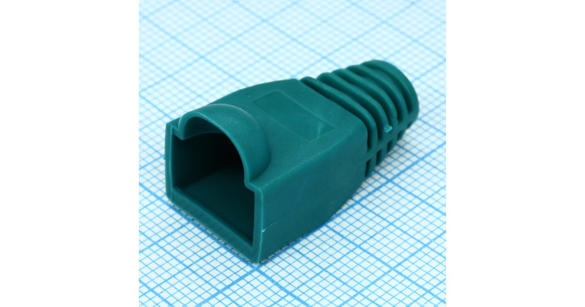 Купить Колпачок изолирующий для RJ-45 зеленый Rexant оптом в Москве