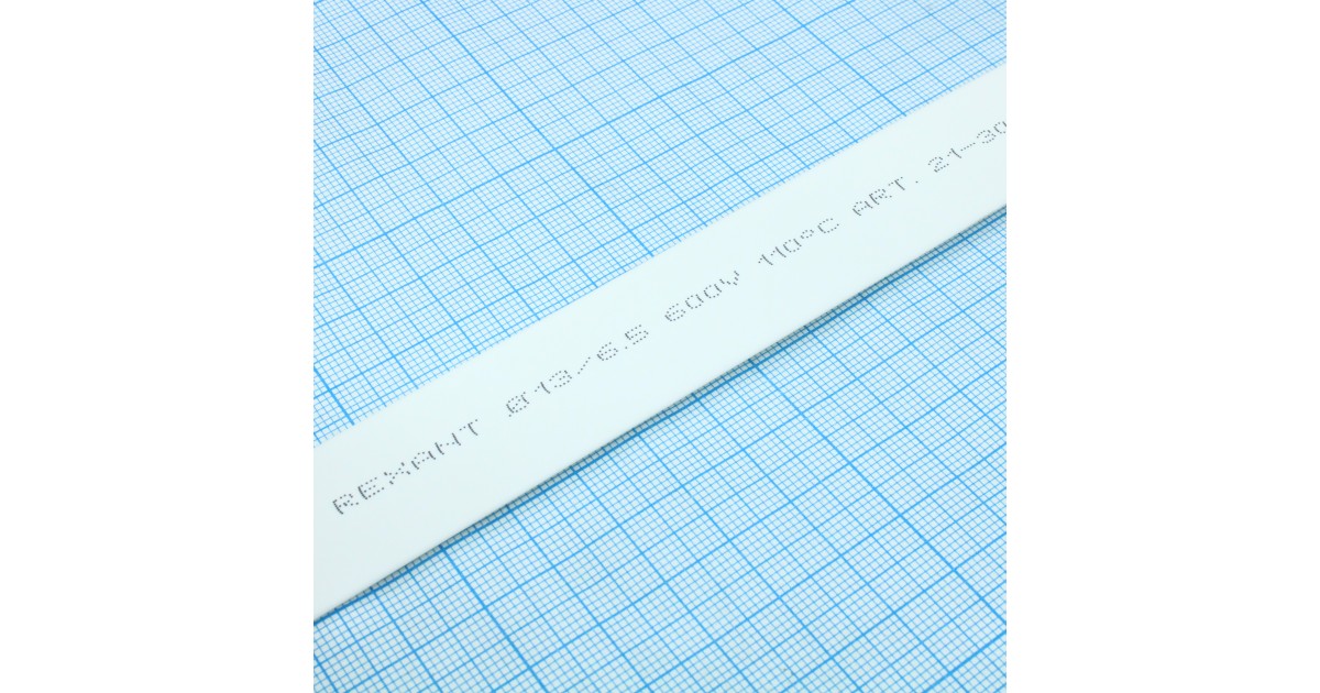 Купить Трубка термоусадочная ТУТ нг 13,0/6,5 белая Rexant оптом в Москве