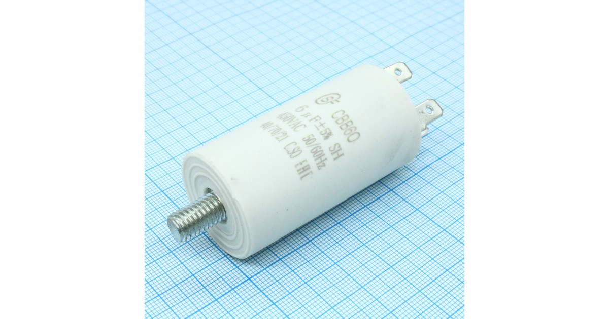 Купить CBB60   6UF  450V SCREW SAIFU оптом в Москве