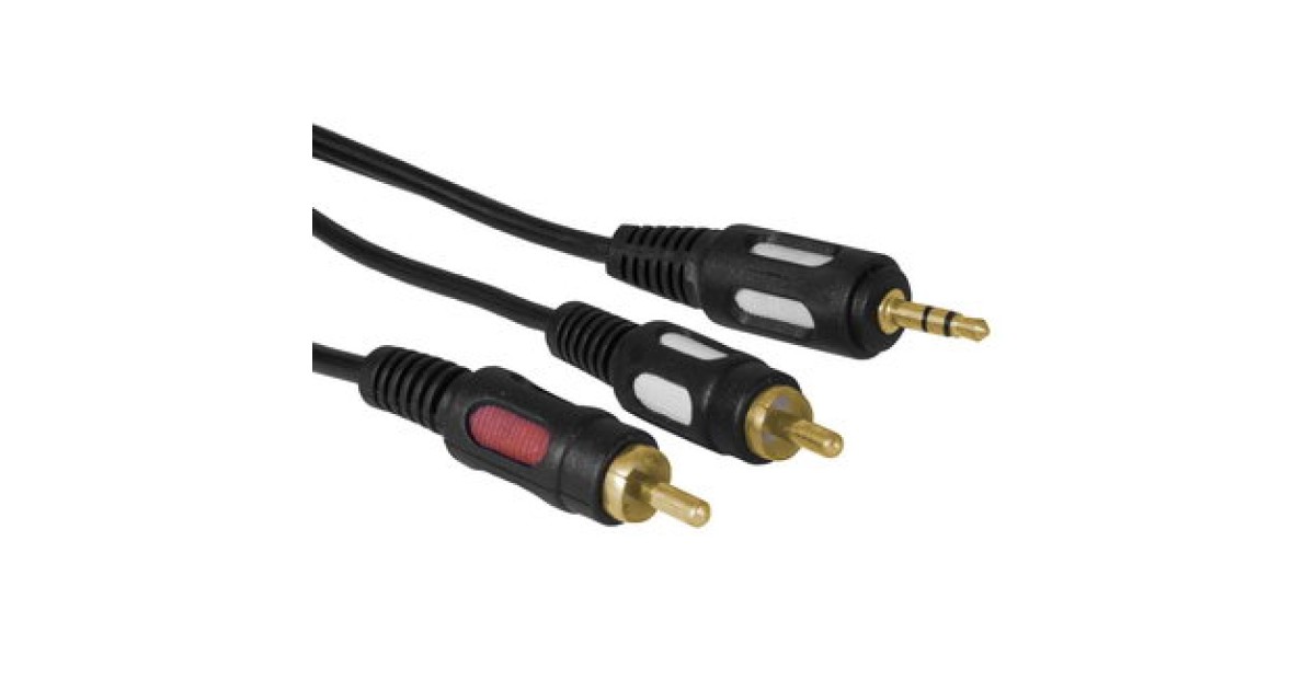 Купить STEREO 3,5 MM - 2 RCA G 1.5M RUICHI оптом в Москве