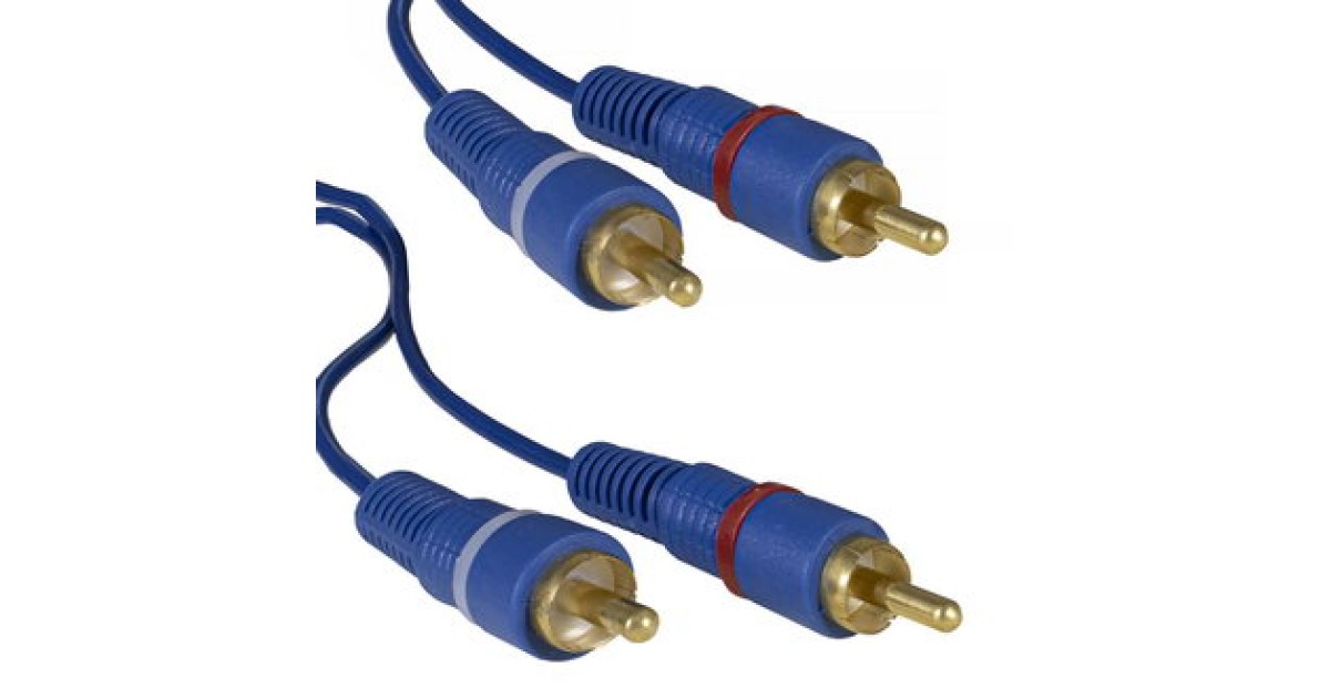 Купить 2 RCA - 2 RCA BL 3M RUICHI оптом в Москве