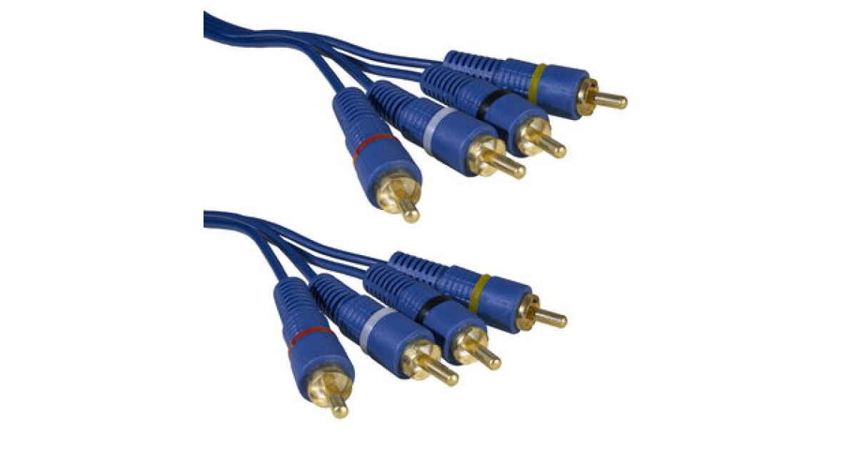 Купить 4 RCA - 4 RCA BL 1.5M RUICHI оптом в Москве