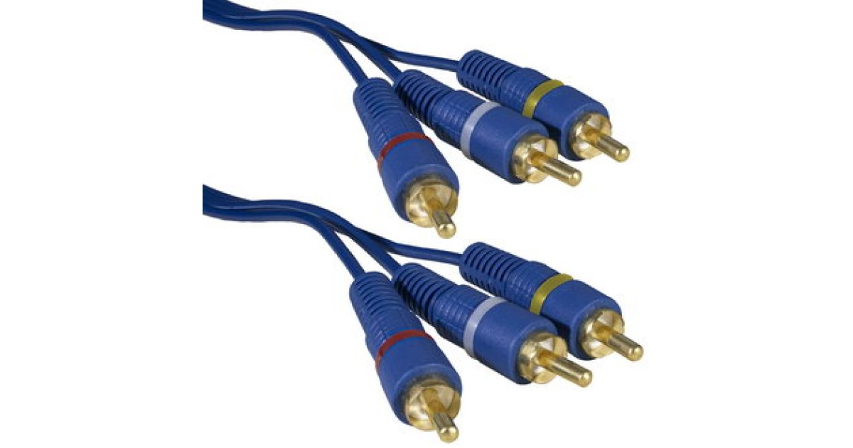 Купить 3 RCA - 3 RCA BL 1.5M RUICHI оптом в Москве