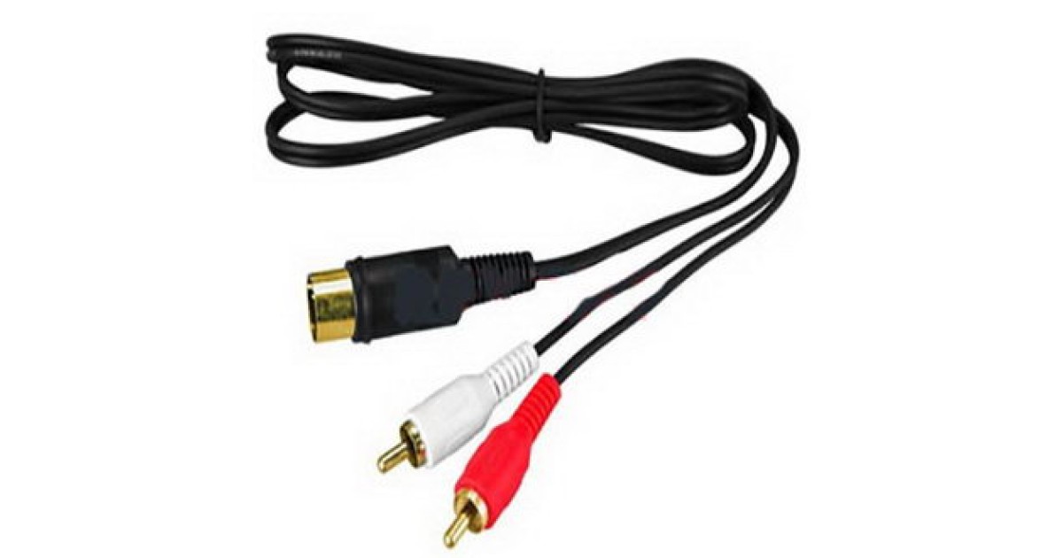 Купить DIN 5 PIN - 2 RCA G1,5 M RUICHI оптом в Москве