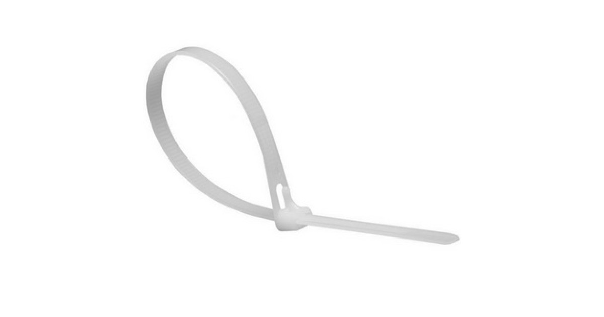 Купить СМР НЕЙЛОН 300Х7,5ММ БЕЛЫЙ (100ШТ) RUICHI оптом в Москве