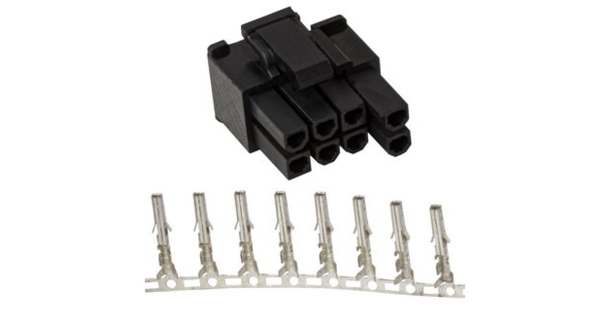 Купить 4.2MM 5557 GPU6+2PIN BLACK+TERMINAL RUICHI оптом в Москве