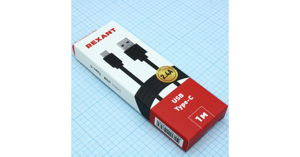 Купить Шнур USB-Type-C Rexant оптом в Москве