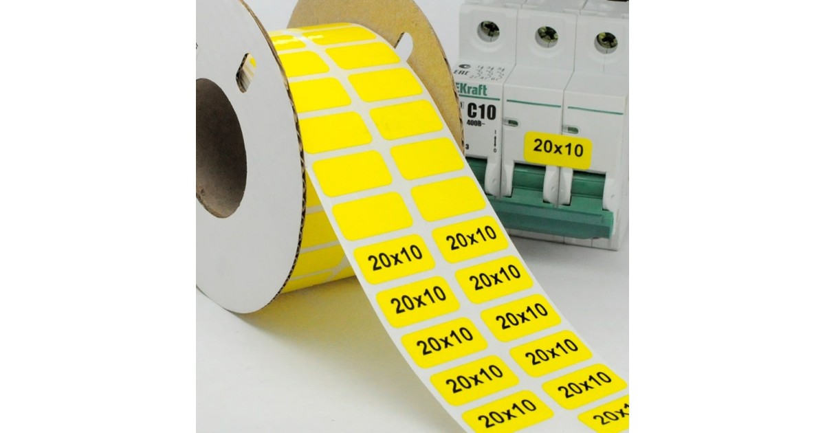 Купить Маркировка прямоугольная NPP-20х10 Y Элегир Маркинг оптом в Москве