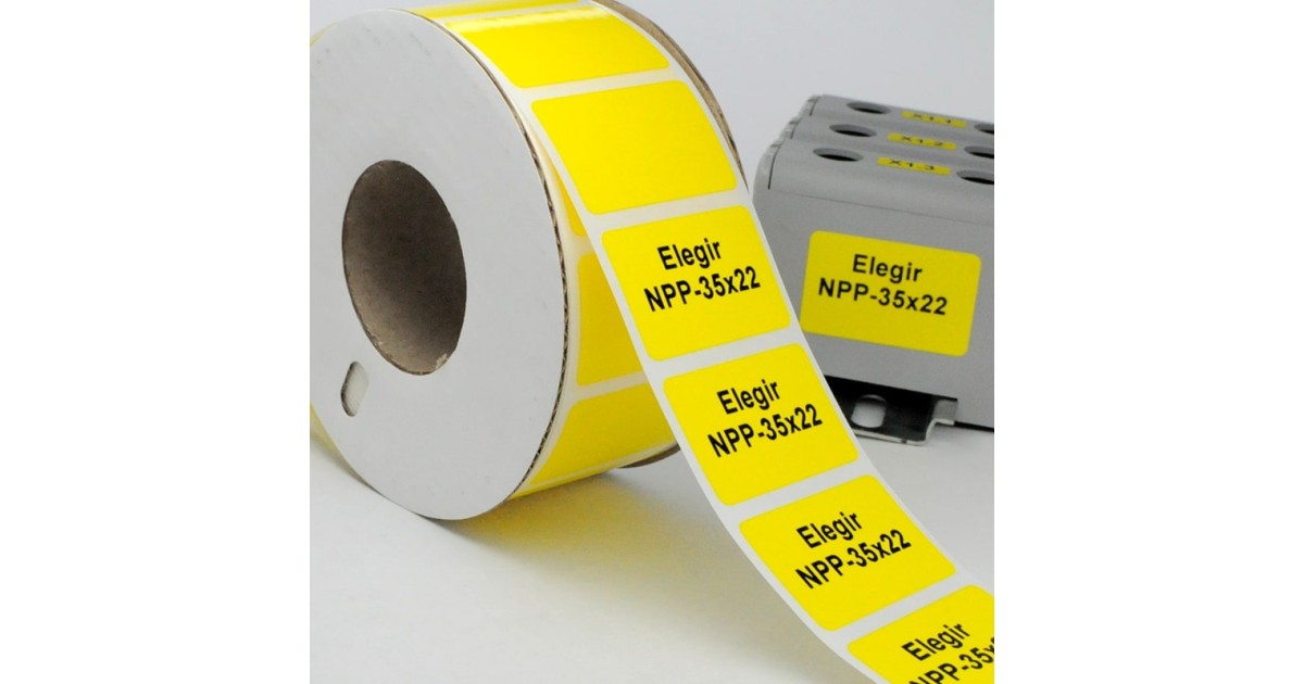 Купить Маркировка прямоугольная NPP-35х22 Y Элегир Маркинг оптом в Москве