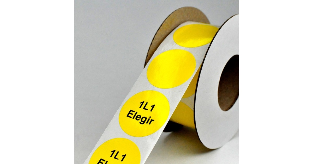 Купить Маркировка круглая NPP-30-Y Элегир Маркинг оптом в Москве