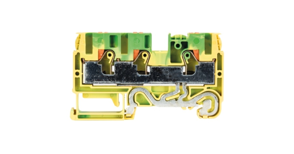 Купить Заземляющая клемма WTP 6/10 D1/2 PE Wieland Electric оптом в Москве