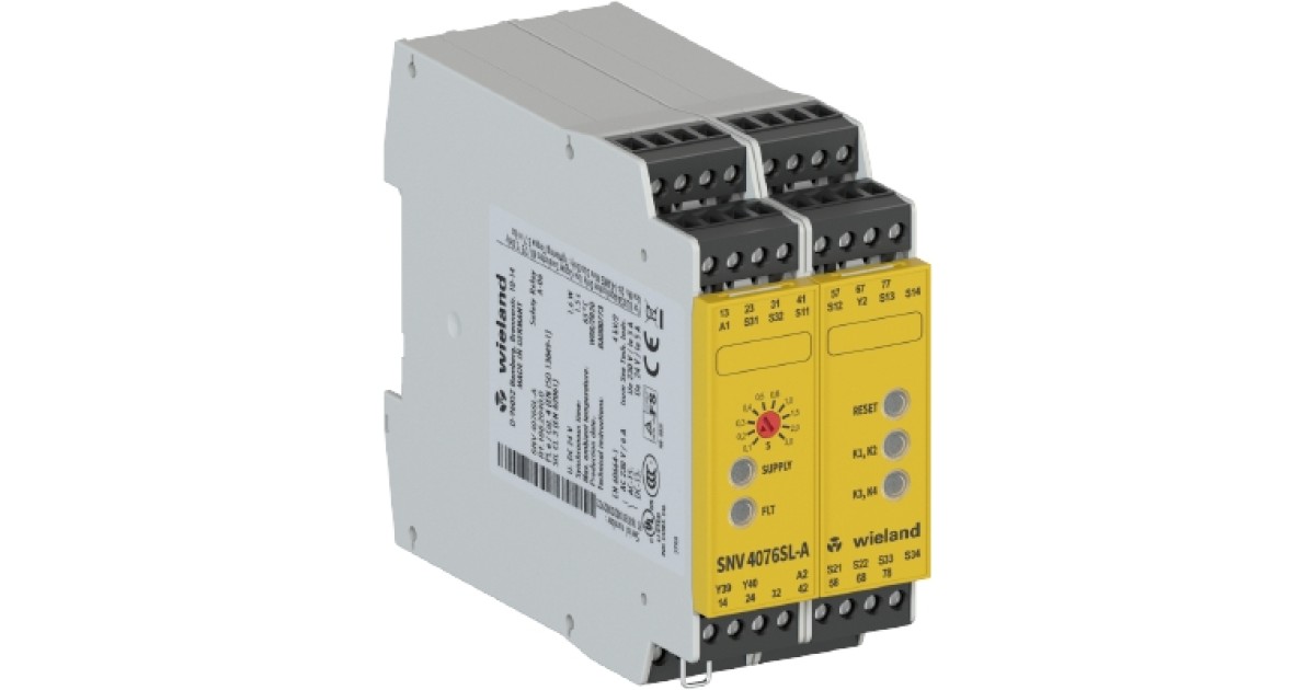 Купить Реле безопасности SNV4076SL-A 30S DC 24V Wieland Electric оптом в Москве