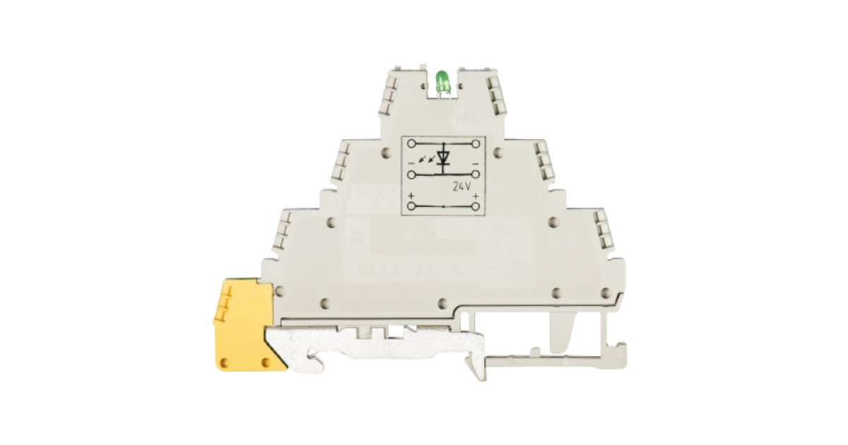 Купить Мультифункциональная клемма WK 2,5-3 D SL-PGN Wieland Electric оптом в Москве