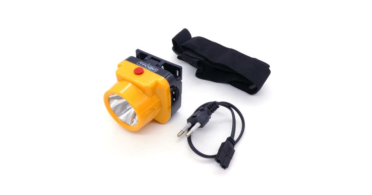 Купить Фонарь аккум.налобный ТРОФИ TG1 . оптом в Москве