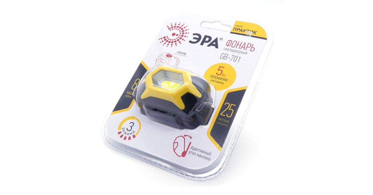 Купить Фонарь налобный ЭРА GB-701 Практик . оптом в Москве