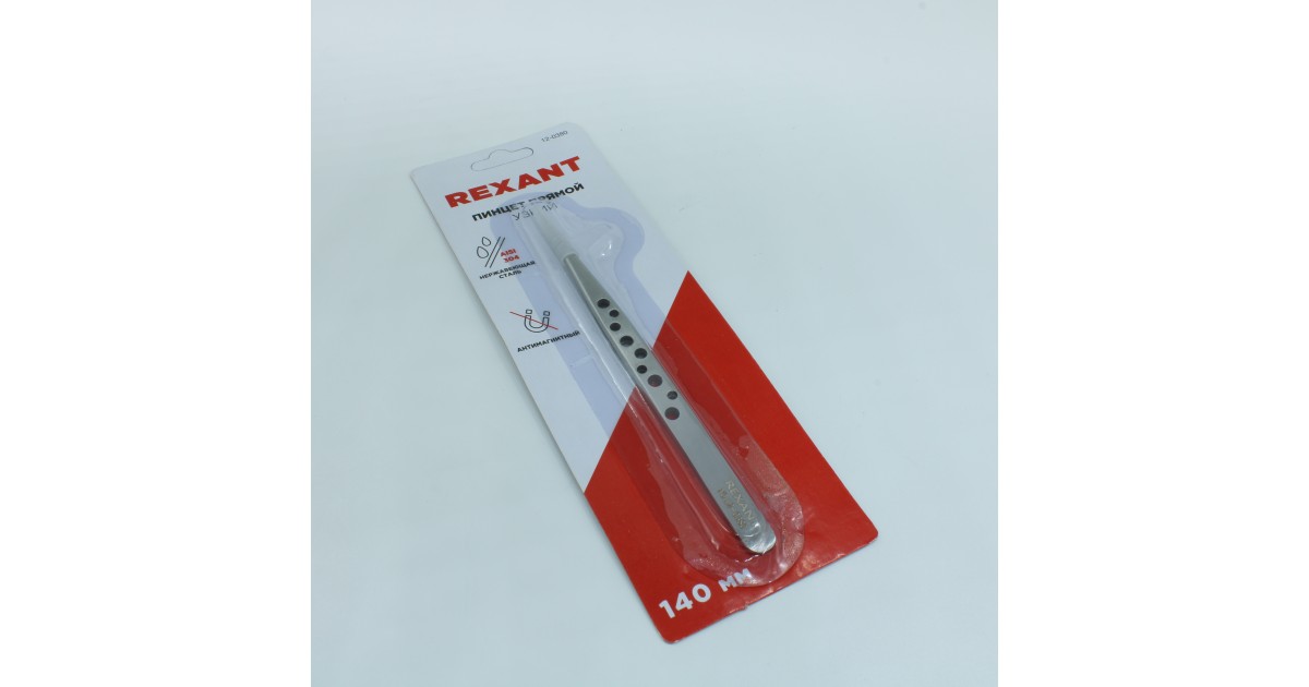 Купить Пинцет прямой, узкий 140 мм AIRY Rexant оптом в Москве