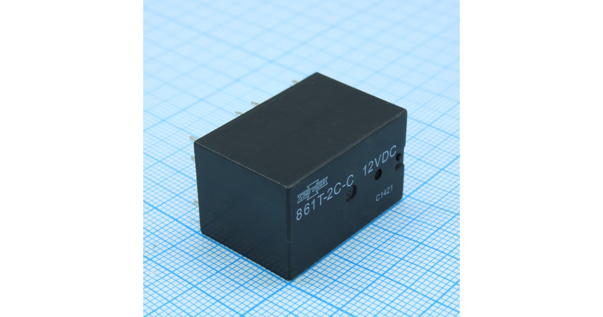 Купить 861T-2B-C 12VDC SongChuan оптом в Москве